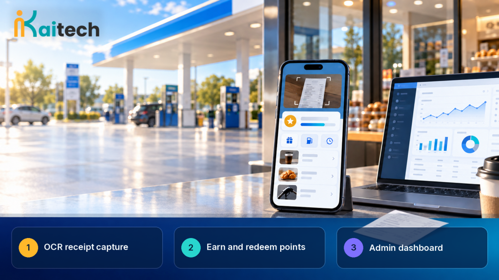 Loyalty Points App for a Gas-Station Chain