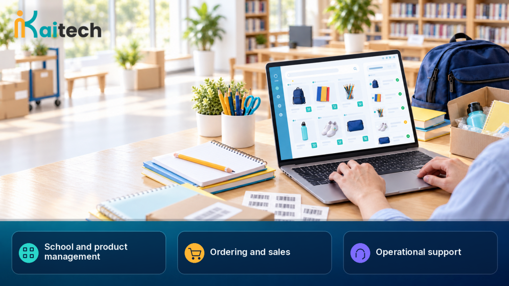 Custom Sales System for Schools (School-DX Solution)